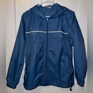 SWISSWELL Womens Rain Jacket Waterproof with Hood Light Weight Raincoats- S